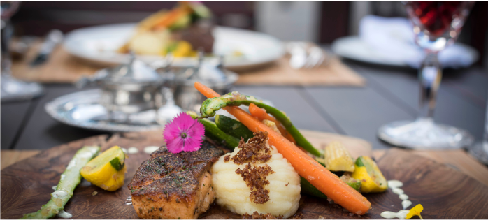 Tantalising glimpse of delightful cuisine, feast for the senses at Camp Ndlovu.